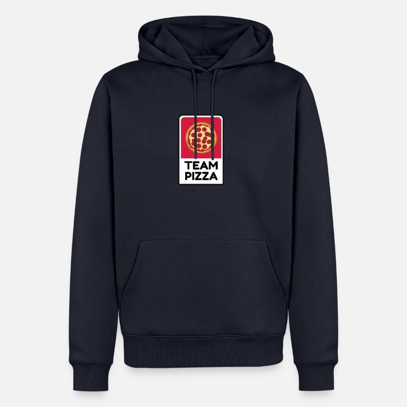 Team Pizza - das Pizza Team - Männer Premium Bio Hoodie - Navy