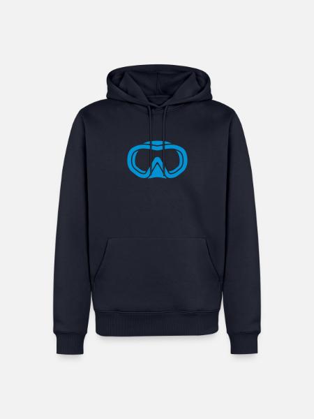 freediving logo - Men’s Premium Organic Hoodie - navy