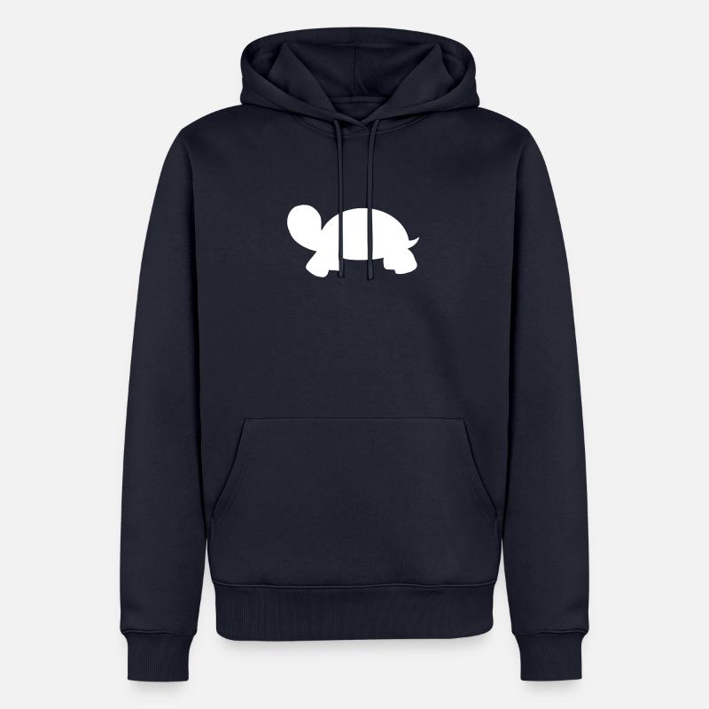 Schildkröte - Männer Premium Bio Hoodie - Navy