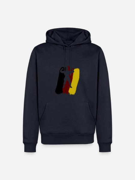 Wrestler Kampfsport Kampfkunst - Männer Premium Bio Hoodie - Navy