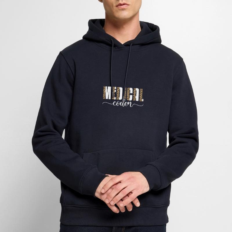 medical coder Design for a medical coder Men’s Premium Organic Hoodie