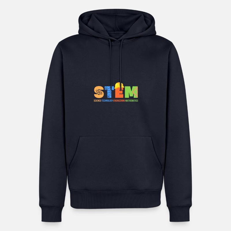 Science Technology Engineering Mathematics - Männer Premium Bio Hoodie - Navy