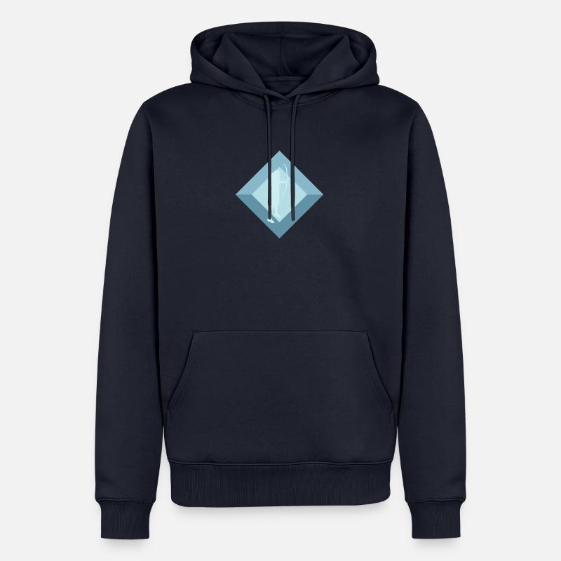 Bogen Bogen Bogenschießen - Männer Premium Bio Hoodie - Navy