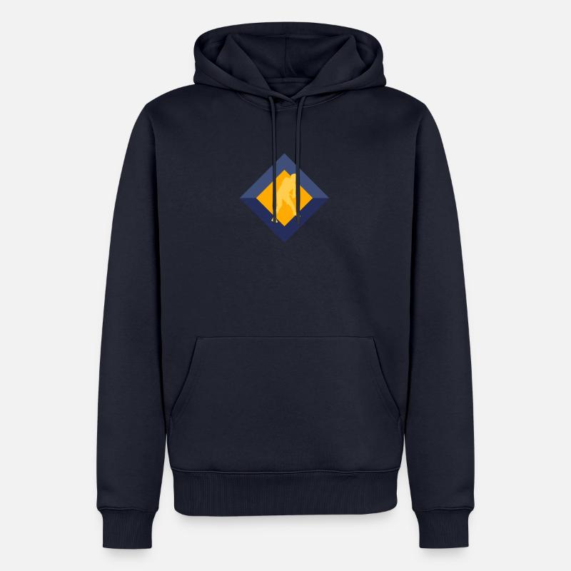 Discgolf Disc Disc - Männer Premium Bio Hoodie - Navy
