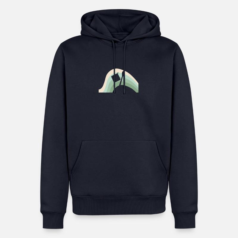 Cuisson du gâteau Cupcake - Sweat à capuche Premium bio Homme - bleu marine