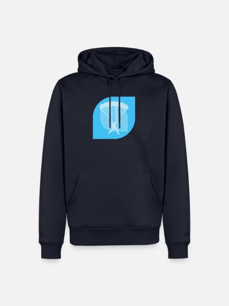 Skydiving Flugsport Adrenalin - Männer Premium Bio Hoodie - Navy