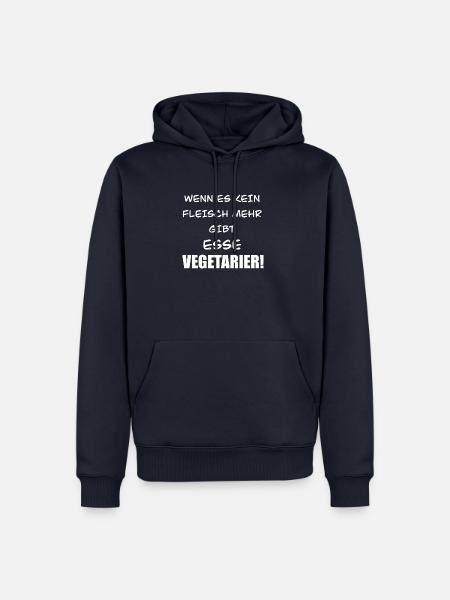 Lustie Sprüche Spruch - Männer Premium Bio Hoodie - Navy