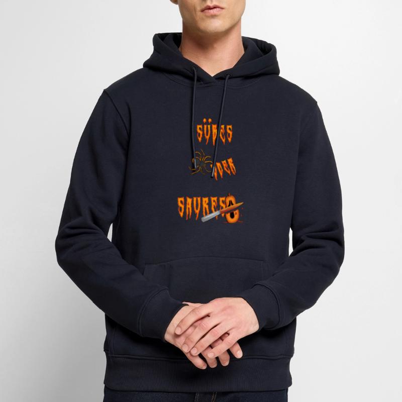 Süßes oder Saures suesses oder saures Männer Premium Bio Hoodie