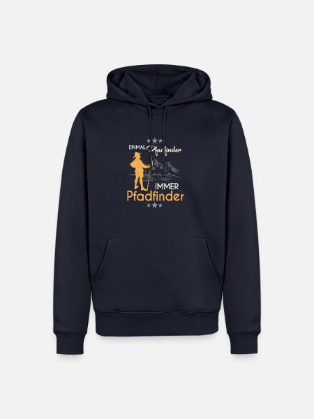 Einmal Pfadfinder immer Pfadfinder - Männer Premium Bio Hoodie - Navy