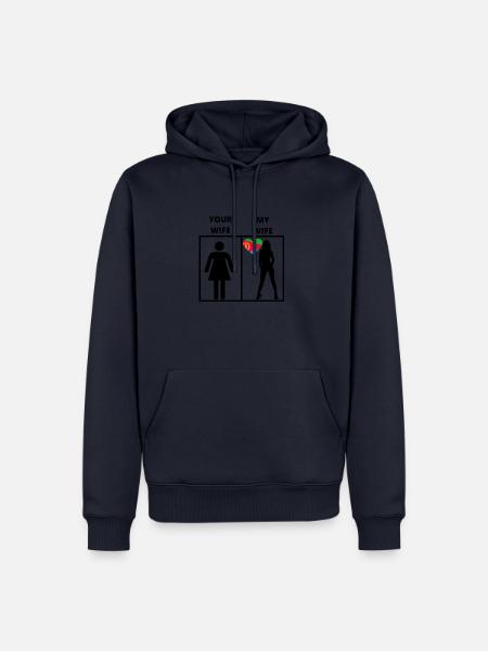 Eritrea geschenk my your wife - Männer Premium Bio Hoodie - Navy