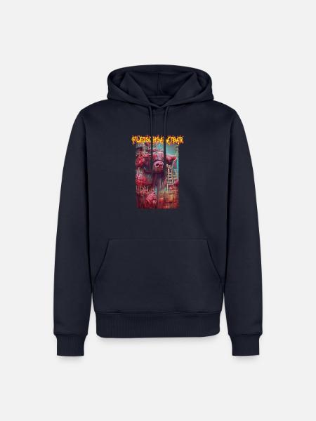 FLeischsalatBar Pop1 - Männer Premium Bio Hoodie - Navy