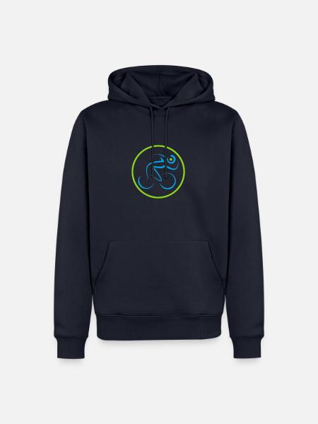Bactive.nrw Magazin - Männer Premium Bio Hoodie - Navy