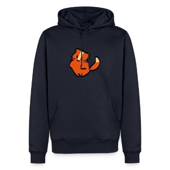 puschel katze - Männer Premium Bio Hoodie - Navy - Vorne - Nico (187cm)