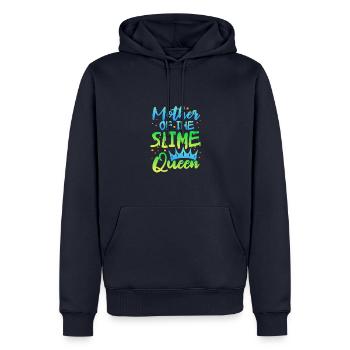 Mother of the Slime queen - Männer Premium Bio Hoodie - Navy - Vorne - Nico (187cm)