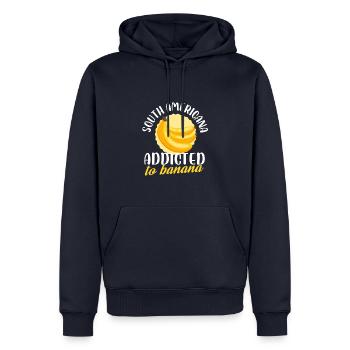 South Americana Addicted To Banana Confectioner - Männer Premium Bio Hoodie - Navy - Vorne - Nico (187cm)