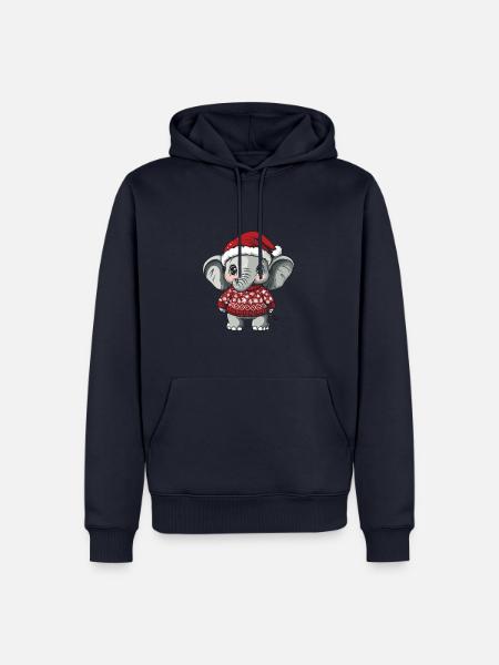 Mammoth Christmas Comic - Men’s Premium Organic Hoodie - navy