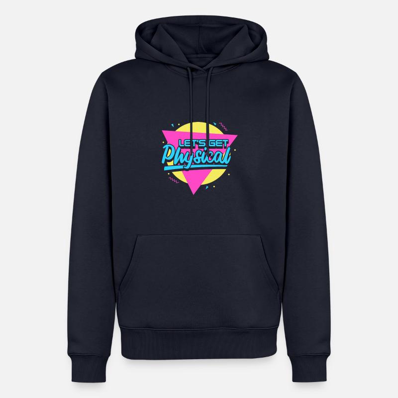 Lets Get Physical - Männer Premium Bio Hoodie - Navy