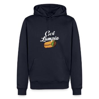 got lumpia Design for a enthusiast of lumpia - Männer Premium Bio Hoodie - Navy - Vorne - Nico (187cm)