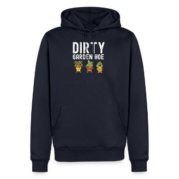 Pflanzen - Männer Premium Bio Hoodie - Navy - Vorne - Nico (187cm)