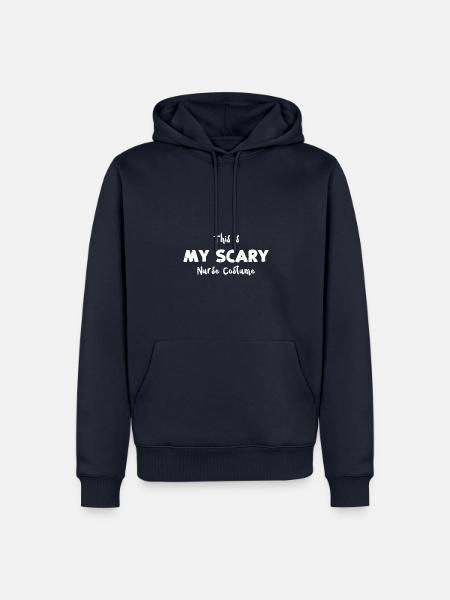 This Is My Scary Nurse Costume - Männer Premium Bio Hoodie - Navy