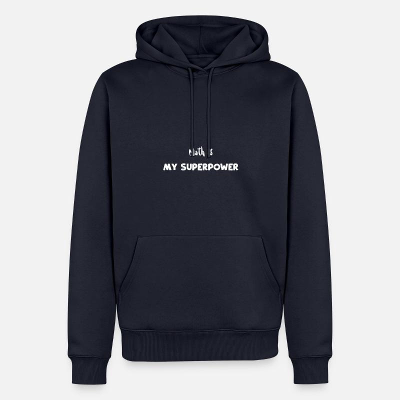 Math Is My Superpower - Math - Männer Premium Bio Hoodie - Navy