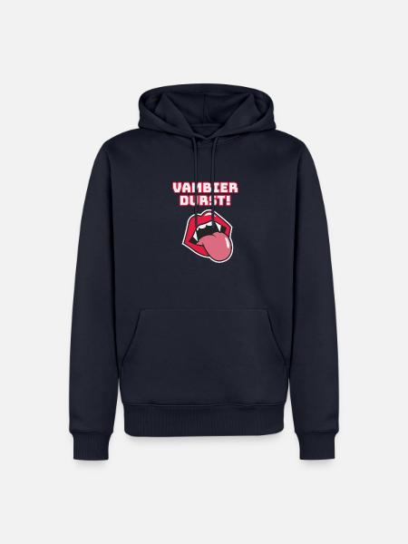 vambier,thirst,vambier thirst,vampire,helloween,beer - Men’s Premium Organic Hoodie - navy