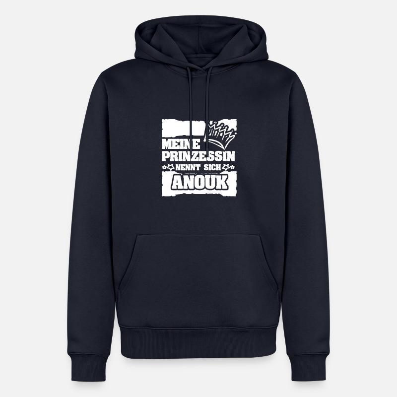Anouk als Mädchenname - Männer Premium Bio Hoodie - Navy