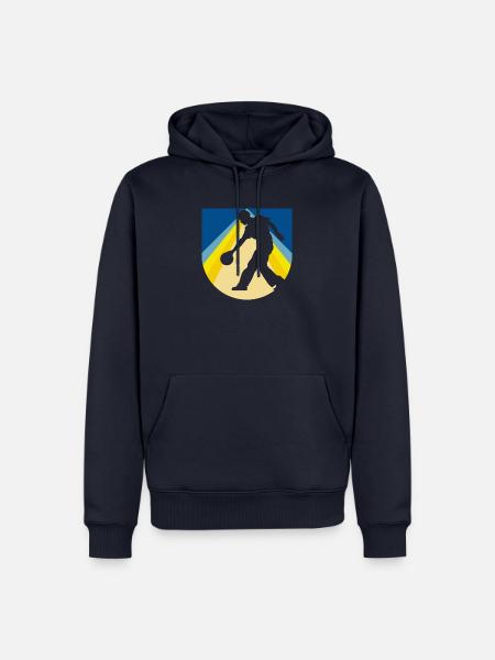 Bowling Pin Kugel - Männer Premium Bio Hoodie - Navy