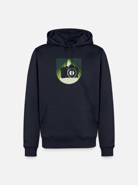 Fotografie Fotoshooting - Männer Premium Bio Hoodie - Navy