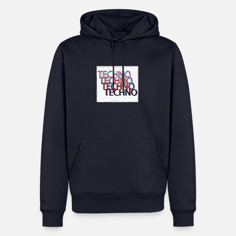 Technopappe - Männer Premium Bio Hoodie - Navy