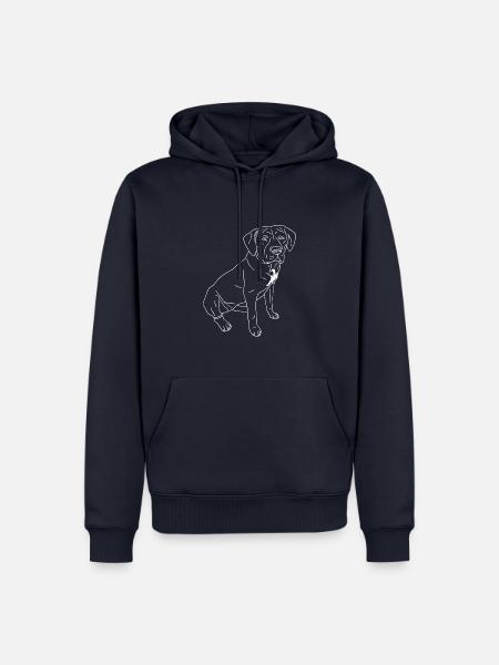 American Bully XL - Männer Premium Bio Hoodie - Navy