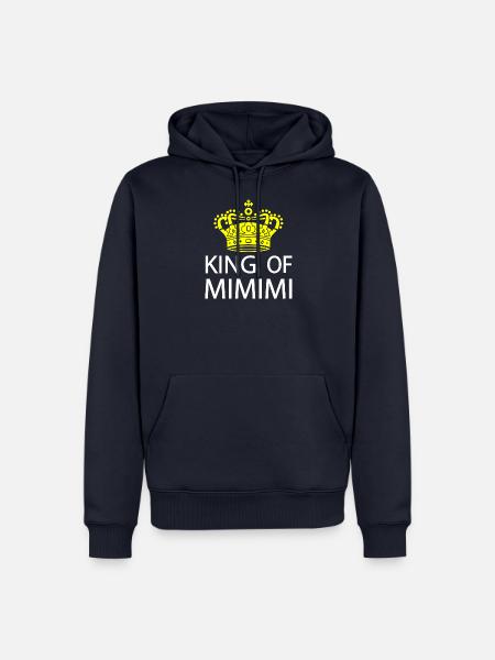 King of Mimimi Heulsuse - Männer Premium Bio Hoodie - Navy
