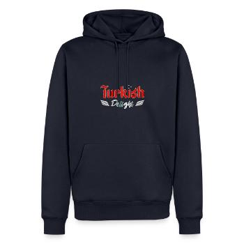 Turkish Delight - Men’s Premium Organic Hoodie - navy - Front - Nico (187cm)