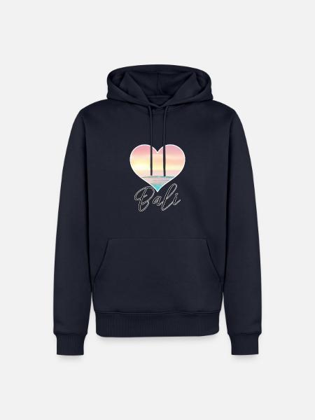 Bali - Indonesien - Männer Premium Bio Hoodie - Navy
