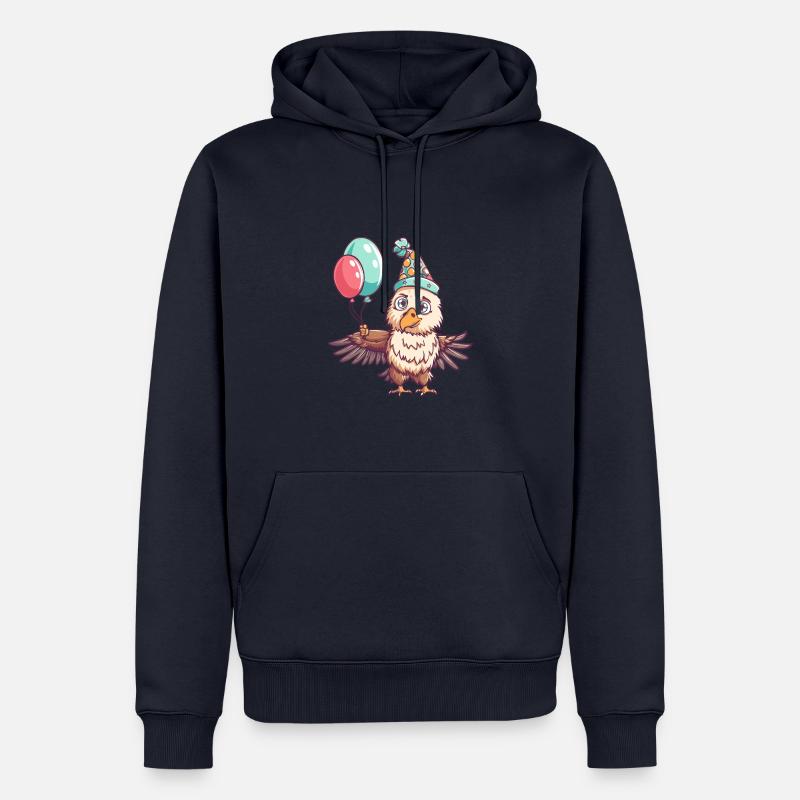Aigle Anniversaire Bébé - Sweat à capuche Premium bio Homme - bleu marine