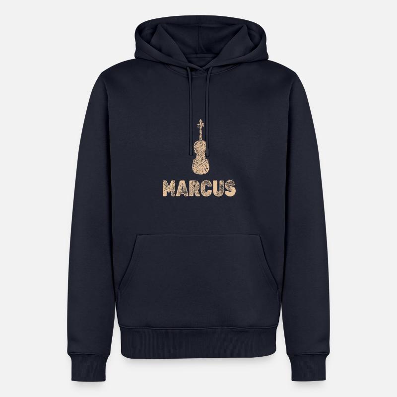Marcus en tant qu’alto - Sweat à capuche Premium bio Homme - bleu marine