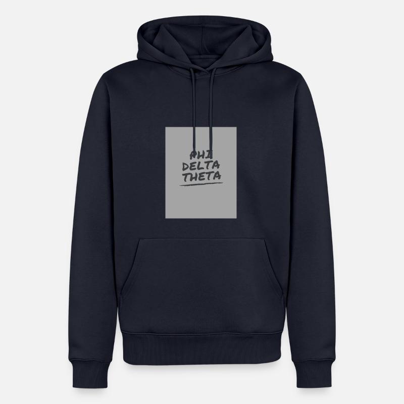 Delta - Männer Premium Bio Hoodie - Navy