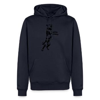 Stafford Jump Vec - Sweat à capuche Premium bio Homme - bleu marine - Devant - Nico (187cm)