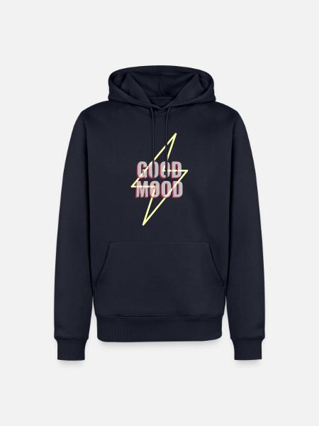 Gute Laune Shirt - Männer Premium Bio Hoodie - Navy