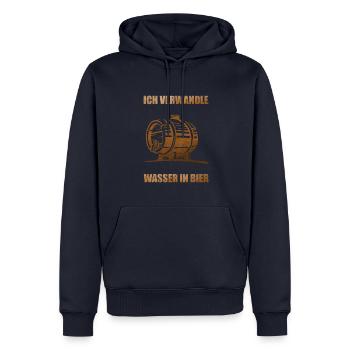Brauer Bier Brauen Braumeister Hopfen Geschenk - Männer Premium Bio Hoodie - Navy - Vorne - Nico (187cm)