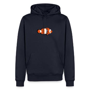 Clownsfisch Vektor - Männer Premium Bio Hoodie - Navy - Vorne - Nico (187cm)