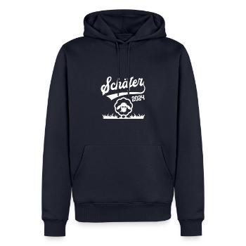 Schäfer 2024 Ausbildung Prüfung Tierwirt Azubi - Männer Premium Bio Hoodie - Navy - Vorne - Nico (187cm)