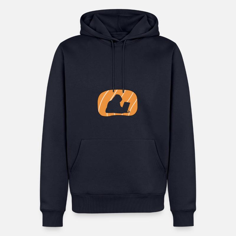 Hacker Informatiker - Männer Premium Bio Hoodie - Navy
