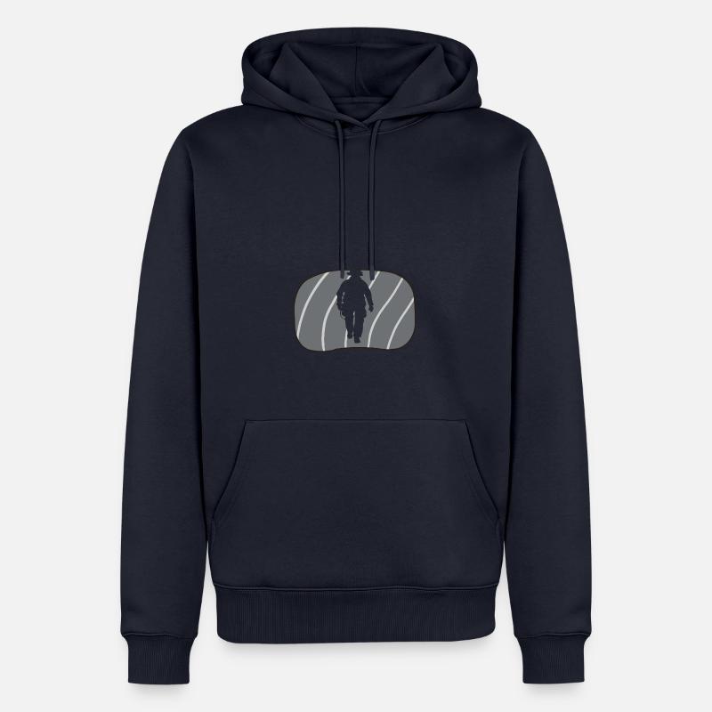 Pompier Pompier Pompier - Sweat à capuche Premium bio Homme - bleu marine
