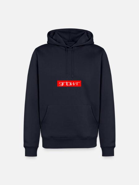 grlpwr girlpower - Männer Premium Bio Hoodie - Navy