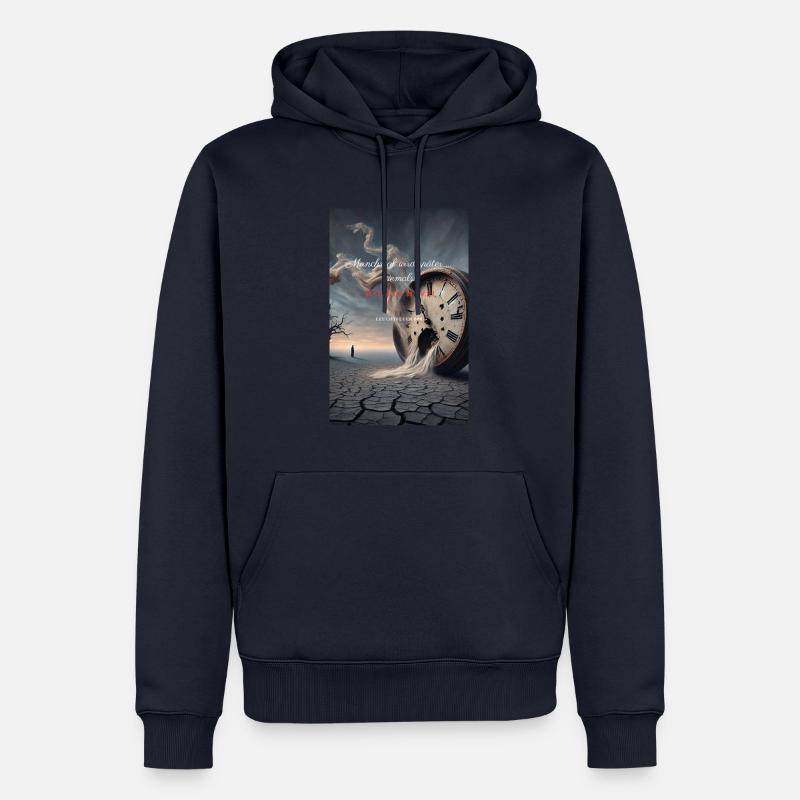 Manchmal wird später nie - Männer Premium Bio Hoodie - Navy