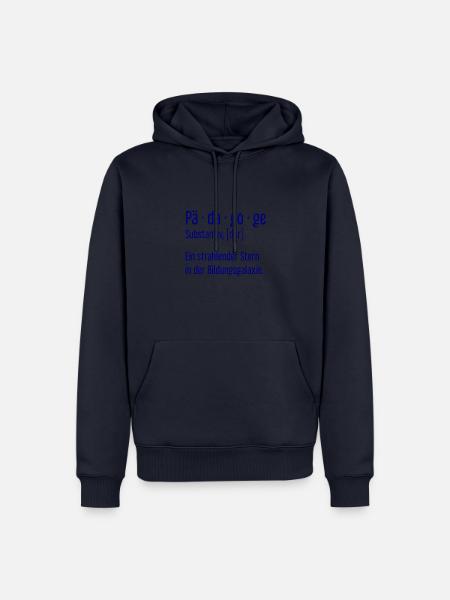 Pädagoge Pädagogen Schule Lehrer Unterricht - Männer Premium Bio Hoodie - Navy