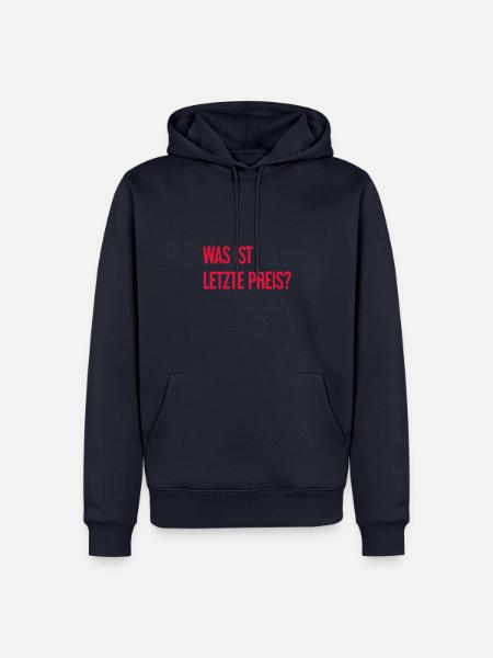 What is last price? - Men’s Premium Organic Hoodie - navy