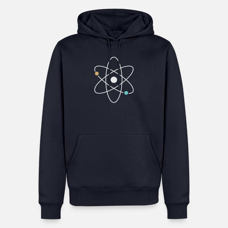 Atom Geometry – Die Ästhetik der Atomphysik - Männer Premium Bio Hoodie - Navy
