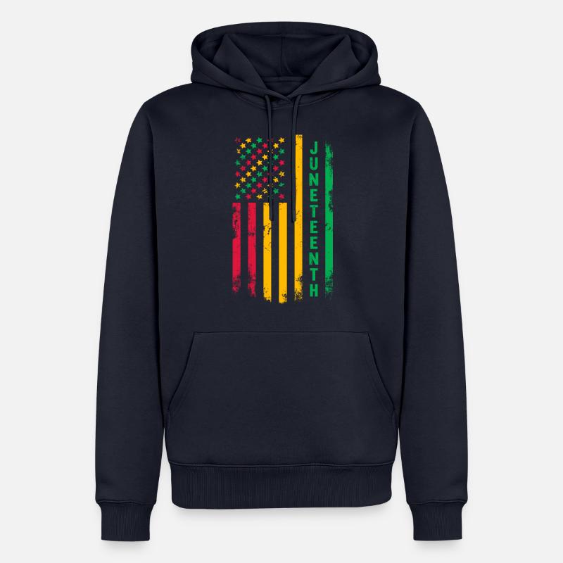 Juneteenth - Männer Premium Bio Hoodie - Navy